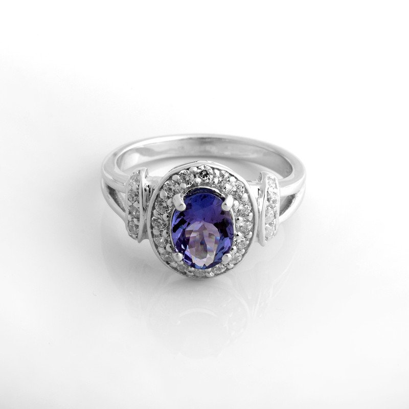 925 Sterling Silver Tanzanite Ring