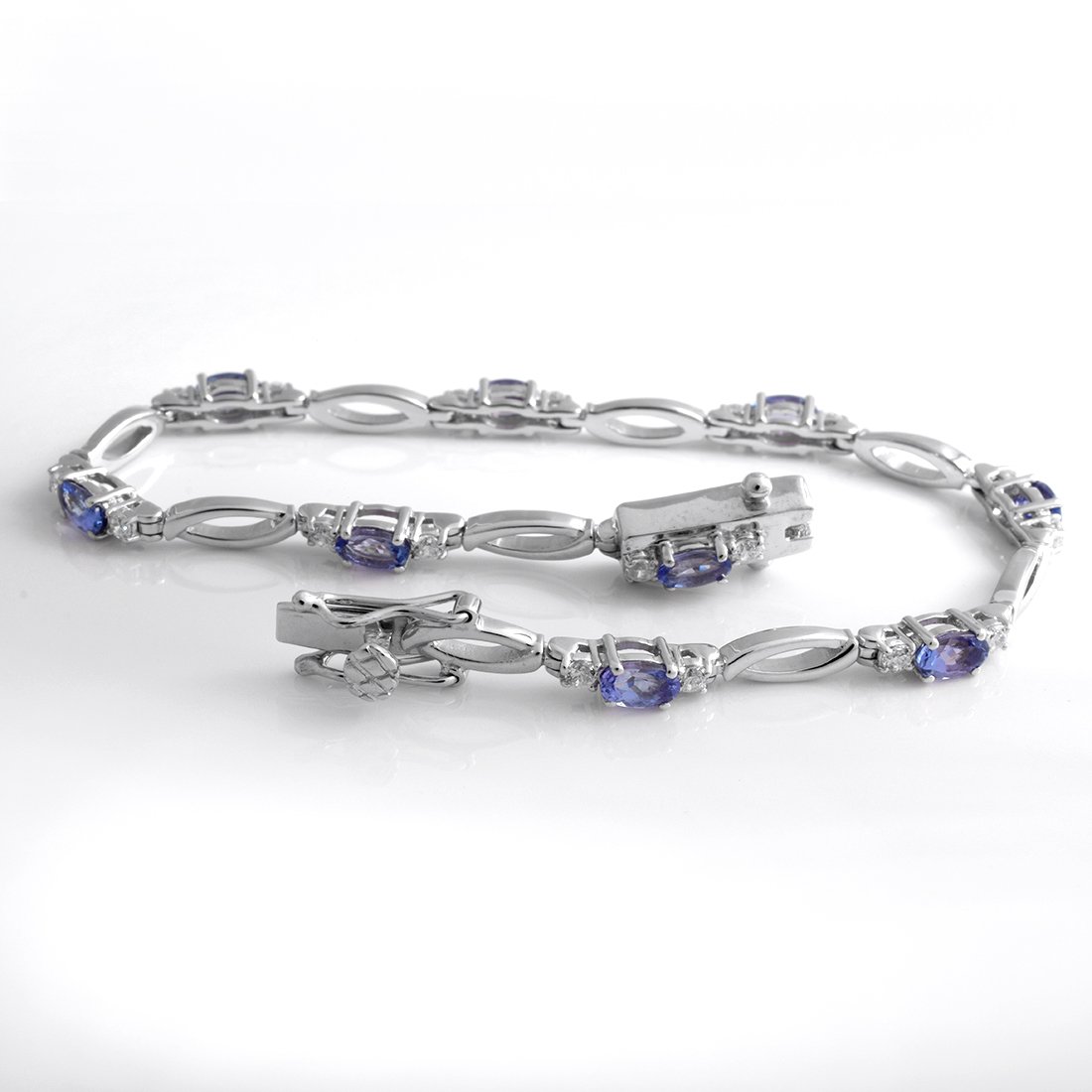 925 Silver Tanzanite Bracelet For Women