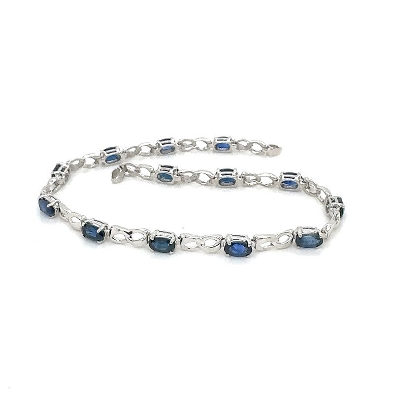 14k Gold Sapphire Bracelet