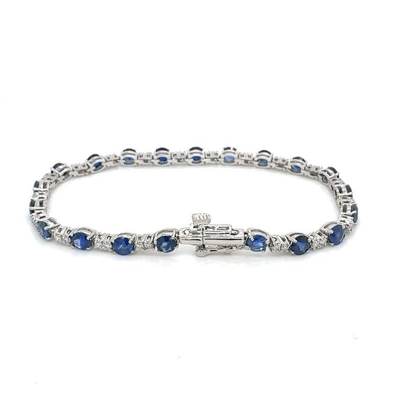 14k Gold Sapphire Bracelet