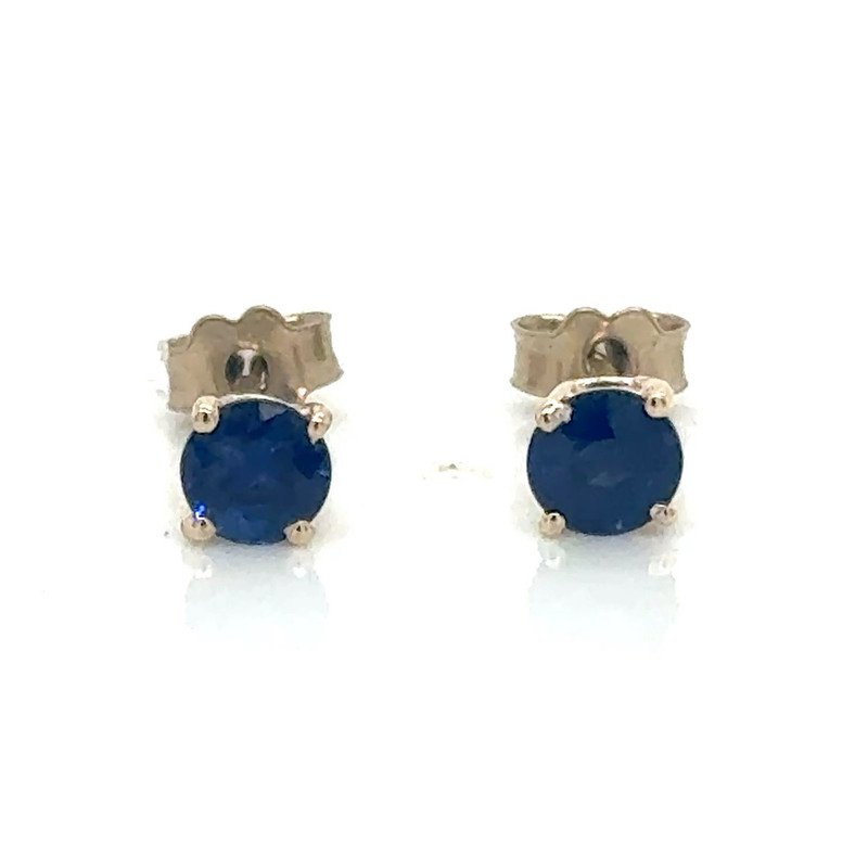 14k Gold Sapphire Stud