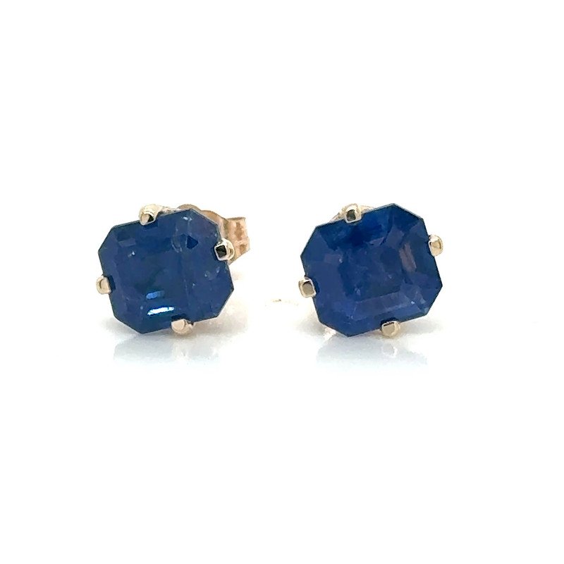 14k Gold Sapphire Stud