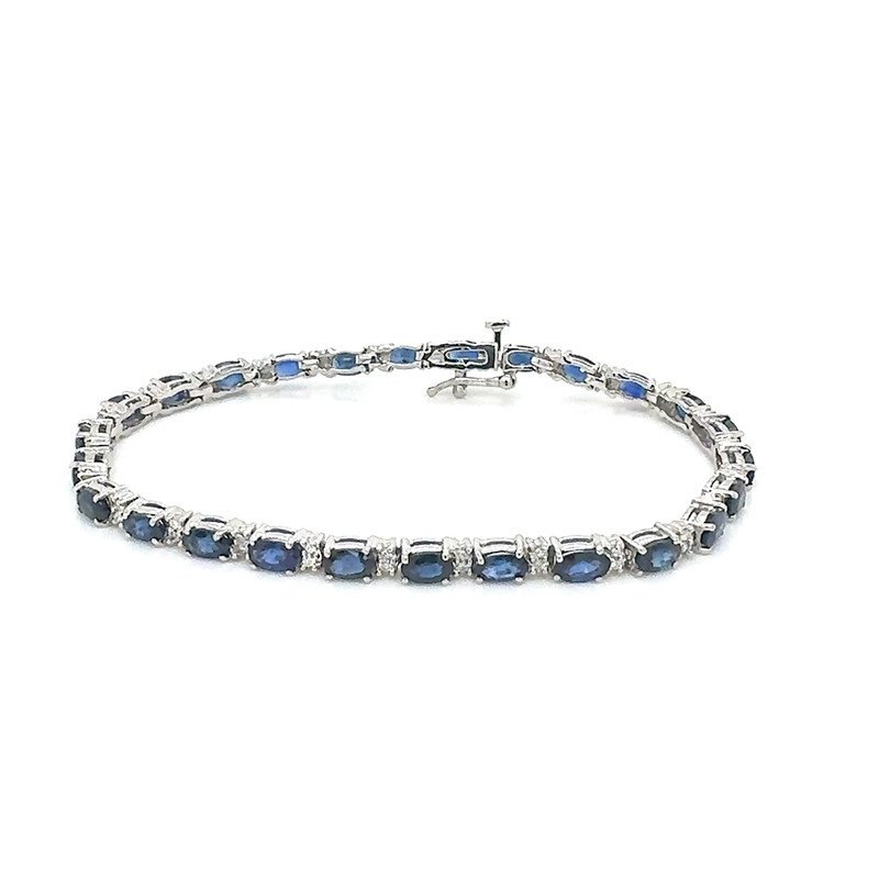 14k Gold Sapphire Bracelet